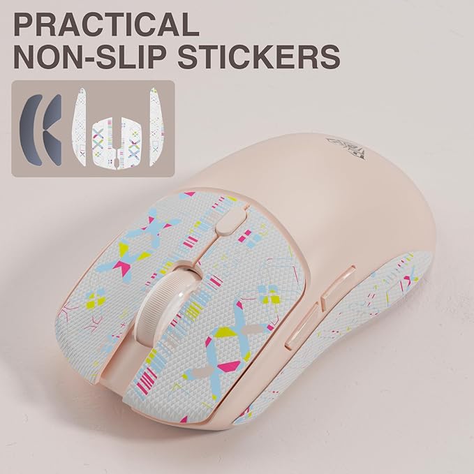 AULA SC580X Wireless Gaming Mouse, Tri-Mode 2.4G/BT5.0/USB-C Gaming Mice with 12000 DPI, 6 Programmable Buttons, Rechargeable Computer Mouse for Laptop/PC/Mac/Tablet