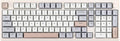 EPOMAKER Galaxy100 QMK/VIA Wireless Gaming Keyboard, Aluminum Shell, BT/2.4Ghz/USB-C, Pre-Lubed Hot-Swappable Linear Switches, NKRO, RGB Backlit (Creamy White, Marble White Switch)