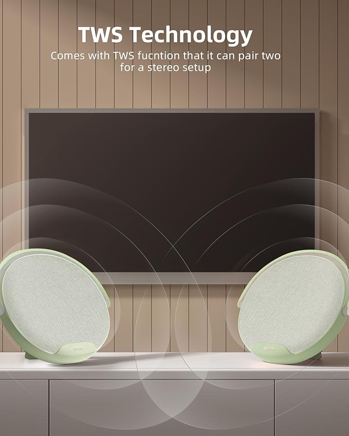 EZVALO Bedside Lamp with Wireless Charger, 4 in 1 Dimmable LED Night Light, Nightstand Touch Lamp, Portable Bluetooth Speaker, Birthday Gifts for Women, Men, Mom, Wife