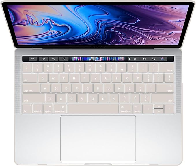IBENZER Compatible with MacBook Pro 15 Inch Case 2019 2018 2017 2016 A1990 A1707, Hard Shell Case with Keyboard Cover & Type C Adapter for Mac Pro 15 Touch Bar, Rocky Gray, T15RKGY+1TC