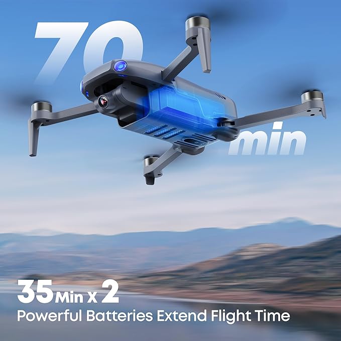 Veeniix V11MINI SE Drones with Camera for Adults 4K UHD,Under 249g,70 Mins Flight Time,9842FT Long Range,Auto Return,Lightweight and Foldable Drone for Adults,Beginner,Upgraded Mini Drone with TOF GPS