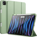 JETech Case for iPad Pro 11 Inch 2022/2021/2020 Model (4th/3rd/2nd Generation), with Pencil Holder, Support 2nd Pencil Charging, Slim Tablet Cover with Soft TPU Back, Auto Wake/Sleep (Matcha Green)