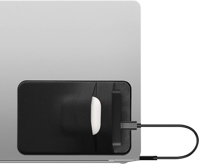 kwmobile Elastic Sleeve Compatible with SanDisk Portable SSD, Samsung T7, Crucial X8, HDD Case - Stretchy Elastane Adhesive External SSD Holder - 10x7cm & 8x7cm Pockets - Black Matte