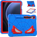 AKABEILA Compatible with Samsung Galaxy Tab S10 FE 2025/Tab S10 Lite 2025 Tablet Case，Lightweight Shockproof Rugged Protective Cover with Kickstand for Kids Children Boys Babies Blue Red