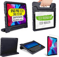 Official Cooper Dynamo Kids iPad Pro 12.9 Case for 1st/2nd Generation (2015/2017) | Unbreakable Protection, Magic Handle, Stand & Pencil Holder (NOT for 2018-2022 3rd-6th Gen) (Licorice Black)