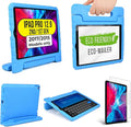 Official Cooper Dynamo Kids iPad Pro 12.9 Case for 1st/2nd Generation (2015/2017) | Unbreakable Protection, Magic Handle, Stand & Pencil Holder (NOT for 2018-2022 3rd-6th Gen) (Candy Blue)
