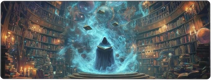 Witch Mouse Pad Extended Large Gaming Mouse Pad XL Stitched Edges for Gamer Home Office 31.5 X 11.8 Inch