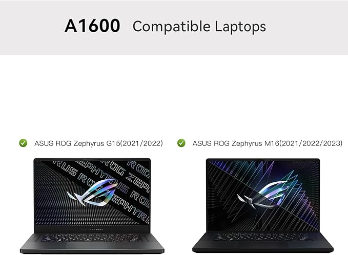 Smatree 15.6-16 inch Hard Protective Laptop Sleeve Compatible for ASUS ROG Zephyrus G15 (2022/2021), for ASUS ROG Zephyrus M16 (2023/2022/2021) Ultra Lightweight 16 inch ASUS Laptop Bag
