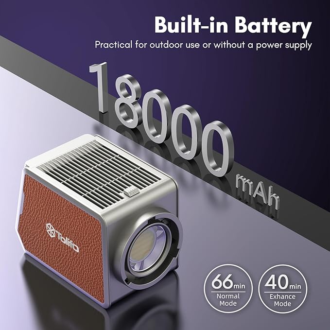 Tolifo 100W RGB LED Video Light with 18000mAh Battery, Portable 360° Full Color Studio Lights, COB Continuous Output for Creative Photography Lighting/Video Recording, 2700K-6500K CRI97+ 20 Effects