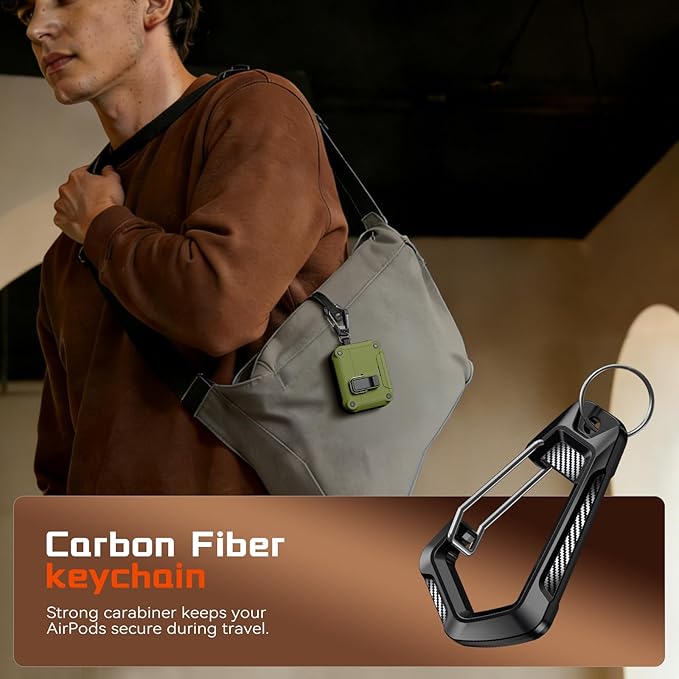 Inesore Compatible with AirPods Pro 3 Generation Case,Secure Lock & Phone Stand Design,Compatible with MagSafe,Automatic Snap Switch Secure Cover for New AirPods Pro 3rd (2025)-Dark Green