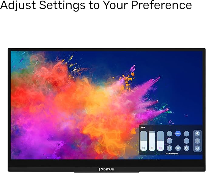 SideTrak Solo Pro 15.8" Touchscreen Portable Monitor for Laptop | FHD LED IPS Dual Display, 10-Point Touch, USB-C® & HDMI Laptop Screen Extender for Mac, PC, Chrome, HDR (Touchscreen)