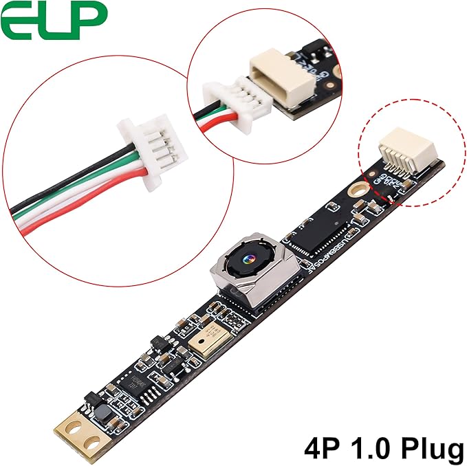 8mp Auto Focus USB Camera with Microphone Mini PC Camera for Computer 4K lightburn Camera for Laser Engraver Mini Strip Webcam Board CCTV USB Surveillance Camera for Raspberry Pi Laptop