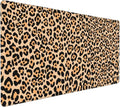 Leopard Animal Print Mouse Pads XXL Extended Mousepad with Stitched Edges Cheetah Non-Slip Rubber Base Computer Keyboard Pad Desk Mat for Home Office Desk Decor, 35.4" X 15.7"