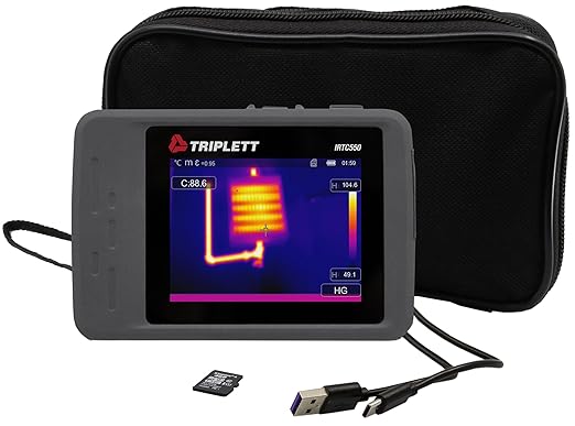 Triplett IRTC550 Pocket Thermal Imaging Camera with 3.5" Color Touchscreen Display