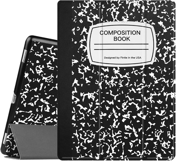 Fintie Case for iPad Pro 12.9 (2nd Gen) 2017 / iPad Pro 12.9 (1st Gen) 2015 - [SlimShell] Ultra Lightweight Standing Protective Cover with Auto Wake/Sleep, Composition Book Black