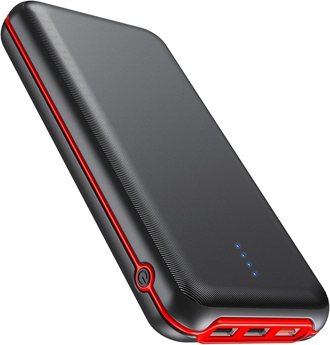 Portable Charger, 30000mAh 22.5W Fast Charging Power Bank with Flashlight and 4 Outputs, USB C External Charger, Travel Essential Battery Pack for iPhone, Galaxy, LG, Pad Mini, Tablet, and More