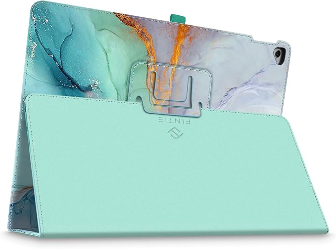 Fintie Folio Case for iPad Pro 12.9 (2nd Gen) 2017 / iPad Pro 12.9 (1st Gen) 2015 - [Corner Protection] Premium PU Leather Smart Stand Protective Cover with Auto Sleep/Wake (Emerald Marble)