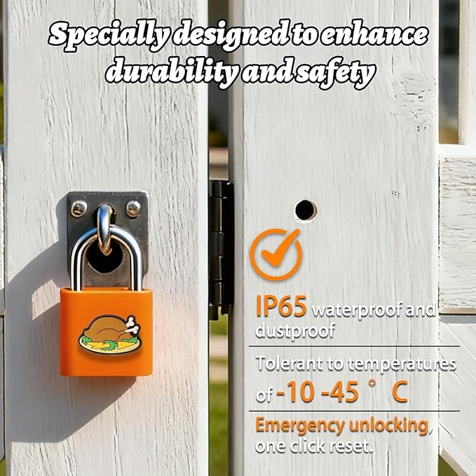 UMIKSMART Fingerprint Padlock, Keyless Fingerprint Padlock with USB Charging, Smart Keyless Padlock for School Locker, Gym Locker, Backpack and Travel Bag, Gift for Kids, Teens and Friends
