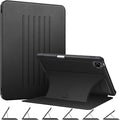 CaseBot Magnetic Stand Case for iPad Pro 11-inch (4th / 3rd Generation) 2022/2021 - Multiple Angles Shockproof Soft TPU Cover w/Pencil Holder, Also Fit iPad Pro 11" 2nd /1st Gen, Black