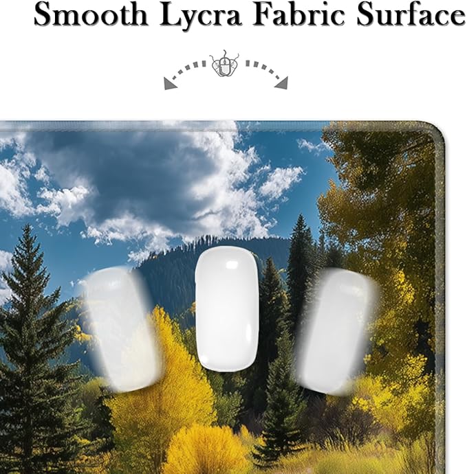 Big Pine Lakes Desk Mat,Desk Pad, XXL Large Mouse Pad,Anti-Slip Big Mousepad with Stitched Edges,Computer Mouse Pads for Desktop Aesthetic Cozy Office Desk Decor