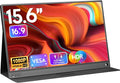 ZSCMALLS Portable Monitor, 15.6" 1080P FHD Laptop Monitor USB-C HDMI Computer Display IPS Second Screen, Laptop Extended Screen for PC Phone Mac Xbox PS4/5 Switch
