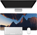 Fantasy Landscape Large Gaming Mouse Pad,Waterproof Desk Mat for Desktop,Non-Slip Rubber Base Mousepad with Stitched Edges for Laptop Office and Home 35.4X15.7 Inch