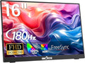 InnoView 16" Portable Monitor 180Hz FHD 1920×1200 100% sRGB Laptop Screen Extender | 2 x Type-C & HDMI Portable Monitor for Macbook/Switch/PS5/Xbox (Support 165Hz 144Hz 120Hz)