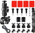Reflex Camera 23 in 1 Motorcycle Action Camera Accessories Kit Compatible with GoPro Hero 13 and Hero 9-12, DJI Osmo Action 2, 3, 4, Pro 5, Insta360 Ace Pro/Ace Pro 2 Akaso and Other Sports Cameras