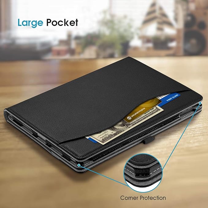 Fintie Case for iPad Air (3rd Gen) 10.5" 2019 / iPad Pro 10.5" 2017 - [Corner Protection] 360 Degree Rotating Smart Protective Stand Cover w/Pencil Holder, Auto Sleep/Wake, Black