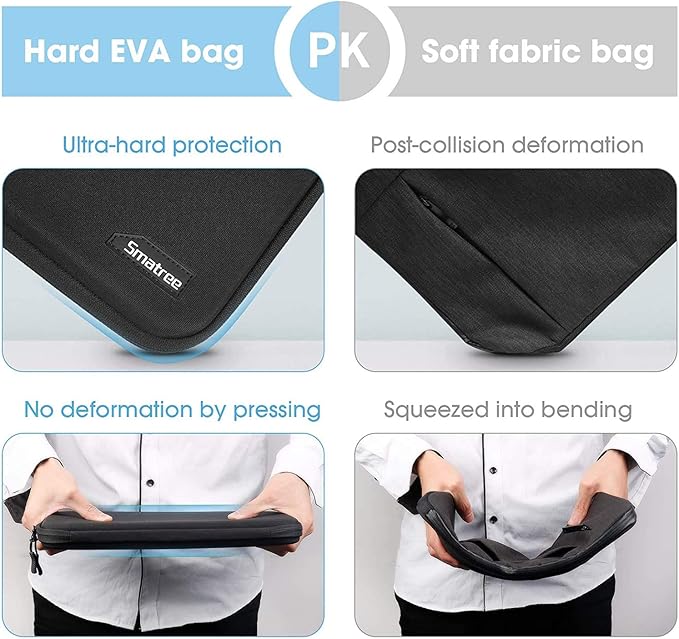 Smatree Laptop Sleeve Case for 15.6 inch Samsung Galaxy Book5/4/3 360/Galaxy Book2 Pro 360, for 15.6 inch Samsung Galaxy Book5/4/3 Sleeve (Not Fit with 16inch Galaxy Book !)