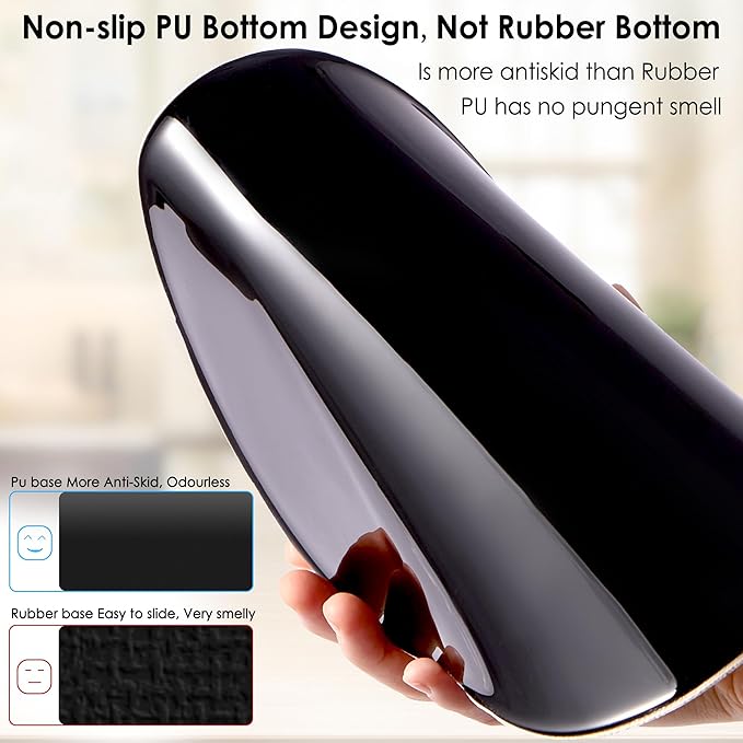 Ergonomic Mouse Pad with Wrist Support,Cute Mouse Pads with Wrist Rest,Comfortable Mouse Pad for Home Office Gaming Working Computers Laptop,Pain Relief with Non-Slip PU Base (Floral Fantasy)