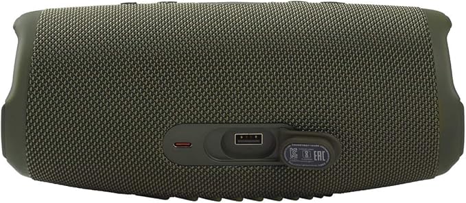 JBL CHARGE 5 - Portable Waterproof (IP67) Bluetooth Speaker with Powerbank USB Charge out, 20 hours playtime, JBL Partyboost (Green)
