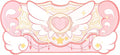 GeekShare Large Gaming Mouse Pad Kawaii Pink Non-Slip Rubber Back Mouse Pad Big Waterproof Desk Mat for Keyboard and Mouse Perfect for Gaming,or Home Office Work - Star Wings（Super Dense Cloth）