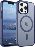 SUPFINE Magnetic for iPhone 12 Pro Max Case (Compatible with MagSafe) (Military Grade Drop Protection) Slim Translucent Matte Shockproof with Anti-Fingerprint Phone Case,Lavender Gray