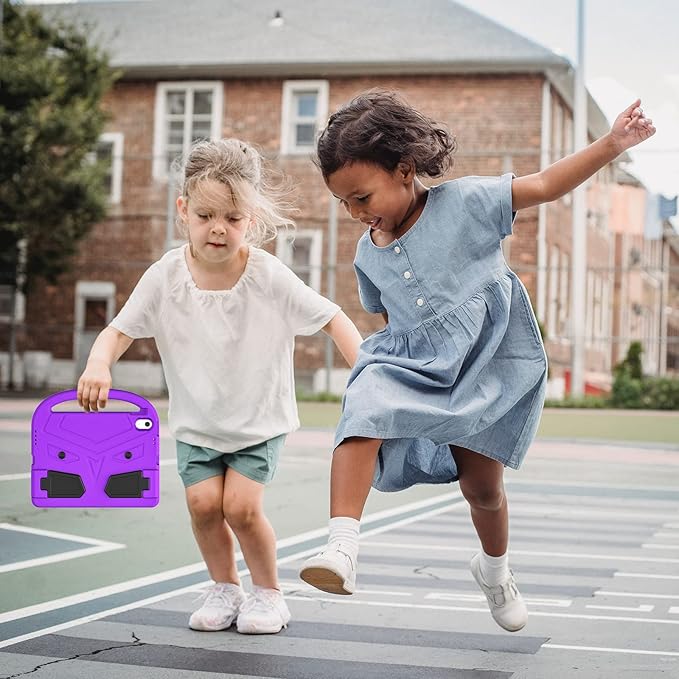 Dteck for iPad 10th Generation Case Kids 10.9 Inch 2022, Durable Lightweight Shockproof Protective Handle Stand EVA Foam Boys Girls Kids Proof Case for iPad 10th Generation 10.9 Inch 2022,Purple