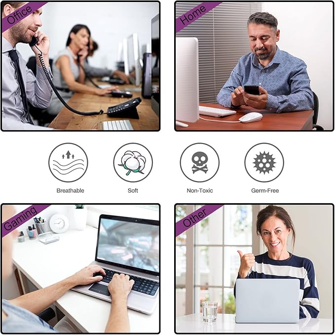 Extended Gaming Mouse Pad XXL ArtSo Large Keyboard Mat Long Mousepad Desk Decor Writing Pad Non Slip Rubber Base Stitched Edges for Work, Game, Office, Home, 35.1" x 15.7", Purple Blue Marble
