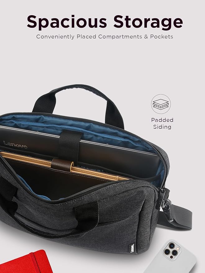 Lenovo Laptop Carrying Case T210, 15.6-Inch Laptop and Tablet, Sleek Design, Durable and Water-Repellent Fabric