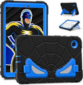 AKABEILA Compatible with Samsung Galaxy Tab A11+ 2025 11 inch Tablet Case，Lightweight Shockproof Rugged Protective Cover with Kickstand for Kids Children Boys Babies Black Blue