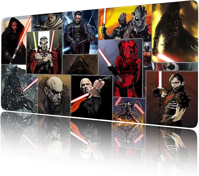 XXL Large Gaming Mouse Pad with Stitched Edges,Big Wide Mousepad,Extended Office Desk Mat,Long Full Desk Pad with Anti-Slip Rubber Base,Desk Pad for Keyboard and Mouse,Desktop decor,31.5 x 15.7 inches