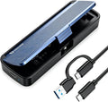 NVMe Enclosure, Tool-Free Installation, USB 3.2 Gen 2 (10 Gbps) to M.2 NVME M-Key/(B+M) Key SSD Adapter Support UASP and Trim, for SSDs 2230/2242 /2260/2280