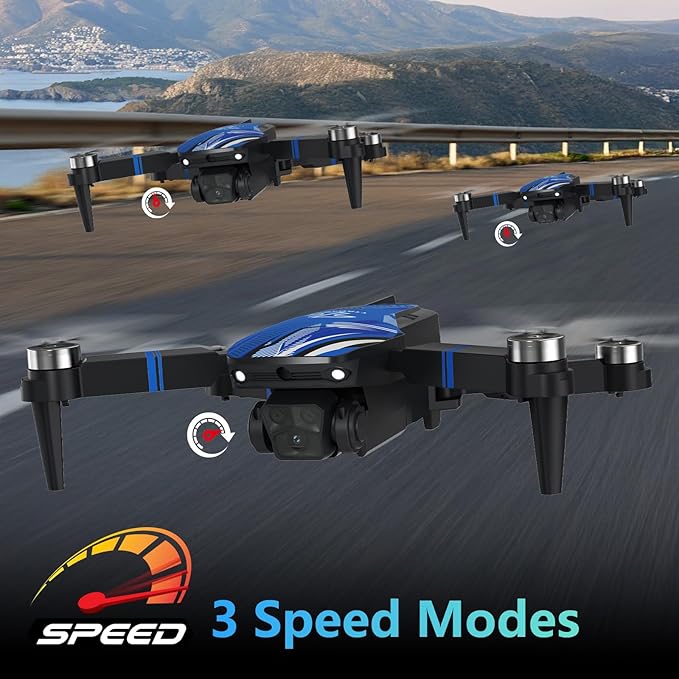 TTROARDS Drone with Camera 4k for Adults, FPV Drone with Screen Professional Brushless Motor 270° Obstacle Avoidance Optical Flow Positioning, Foldable Remote Control Quadcopter for Beginners