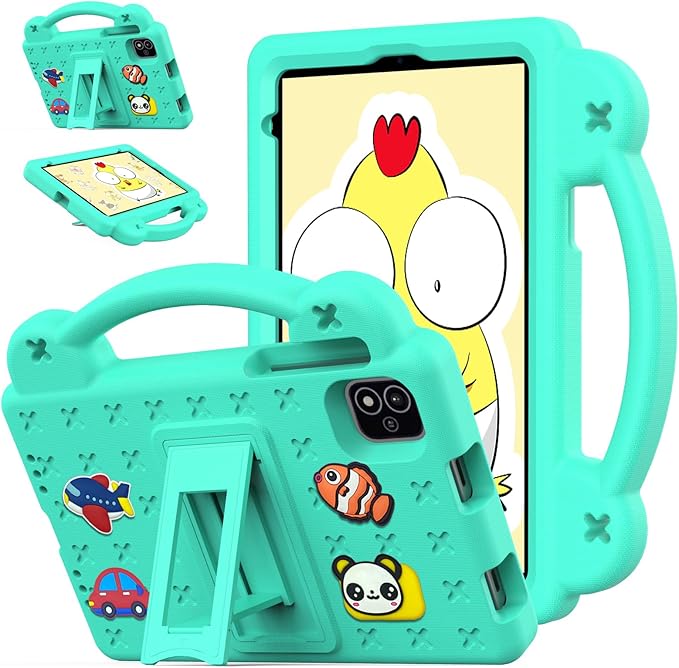 AKABEILA Compatible with Alldocube iplay 60 mini pro 2024 8.4 inch/iplay 60 mini2 2024 8.4 inch Tablet Case, Shockproof Protective Case with Shoulder Strap & Stand Handle Mint Green