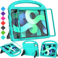 SUPLIK Kids Case for iPad Air 5th/4th Generation (10.9 inch,2022/2020), Built with Screen Protector, iPad Air 5 Kidproof Case with Handle Stand for Apple iPad Air Gen 4/5&Pro 11 Old Version, Cyan