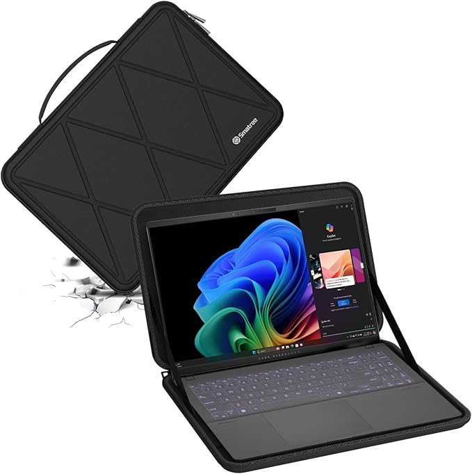 Smatree Hard EVA Protective Sleeve Case Compatible for 15.3 inch Lenovo Yoga Slim 7i Aura Edition Laptop, Waterproof and Anti-Shock Bag (X8267)