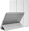 ProCase Smart Case for iPad 9.7 Inch iPad 6th/5th Generation 2018 2017(Model: A1893 A1954 A1822 A1823), Ultra Slim Lightweight Stand Cover with Translucent Frosted Back -Silver