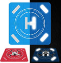 FPVtosky Drone Landing Pad Weighted, Nighttime Reflective & Foldable Launch Pad, Waterproof Helipad for DJI Mini 5/4/3 Pro/Mini 4k/Air 3S/Neo/Flip Drone Accessories (20 in)
