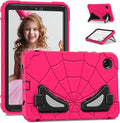 AKABEILA Compatible with Samsung Galaxy Tab A9 8.7 inch(SM-X115N)(2023) Tablet Case，Lightweight Shockproof Rugged Protective Cover with Kickstand for Kids Children Boys Babies Strawberry Black