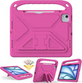Kids Case for iPad Air 11 inch M4/M3/M2 (2026/2025/2024) & iPad Pro 11 inch M5/M4 (2025/2024) with Pencil Holder/Handle/Kickstand Lightweight Shockproof Cute Soft EVA Foam Stand Cover, Rose