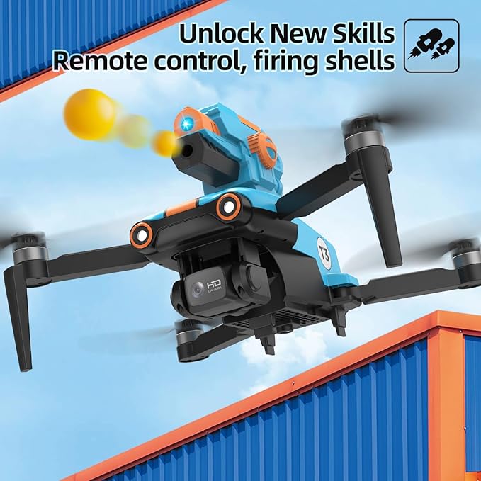 LMRC-12D Max Bullet Drone with 4K Camera for Adults Beginner, Foldable 2.4GHz FPV Drone With Turret,30 Mins Flight Time, RC Quadcopter,2 Batteries