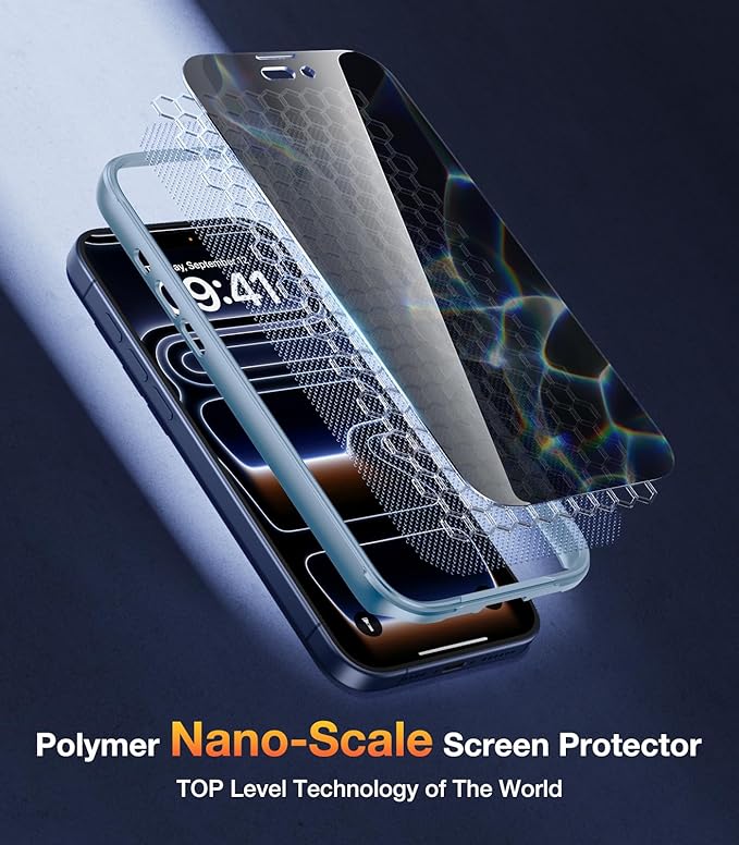 Diaclara Magnetic Designed for iPhone 17 Case 6.3'' [Full Camera Protection] Full Body Bumper,[Compatible with MagSafe] Phone Case w/Built-in Privacy Screen Protector,Blue